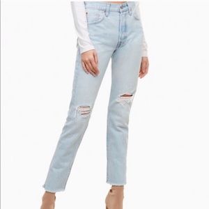 NWT Levi’s 501 skinny selvedge jeans